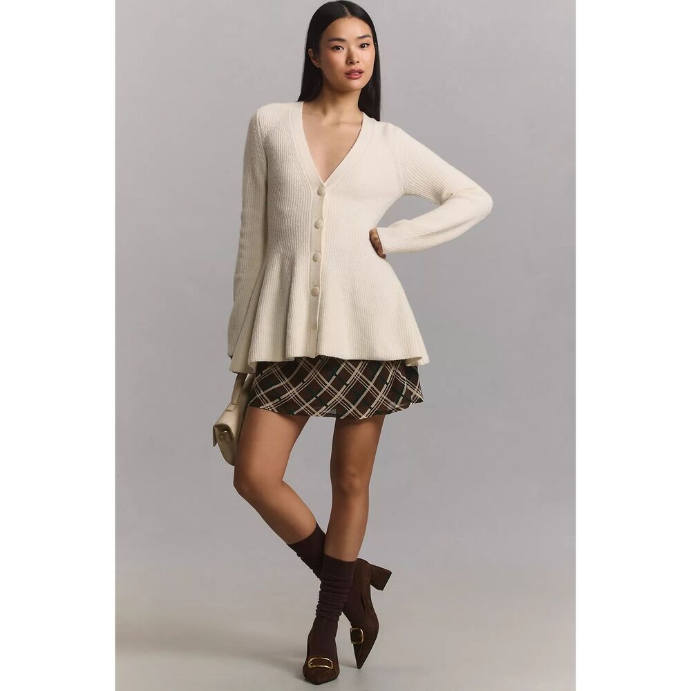New Anthropologie Maeve Hourglass Cardigan Sweater Size S